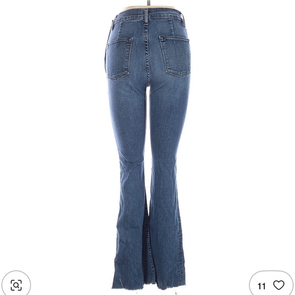 Frame Denim Classic Indigo Flare  Leg Jeans - Picture 2 of 3